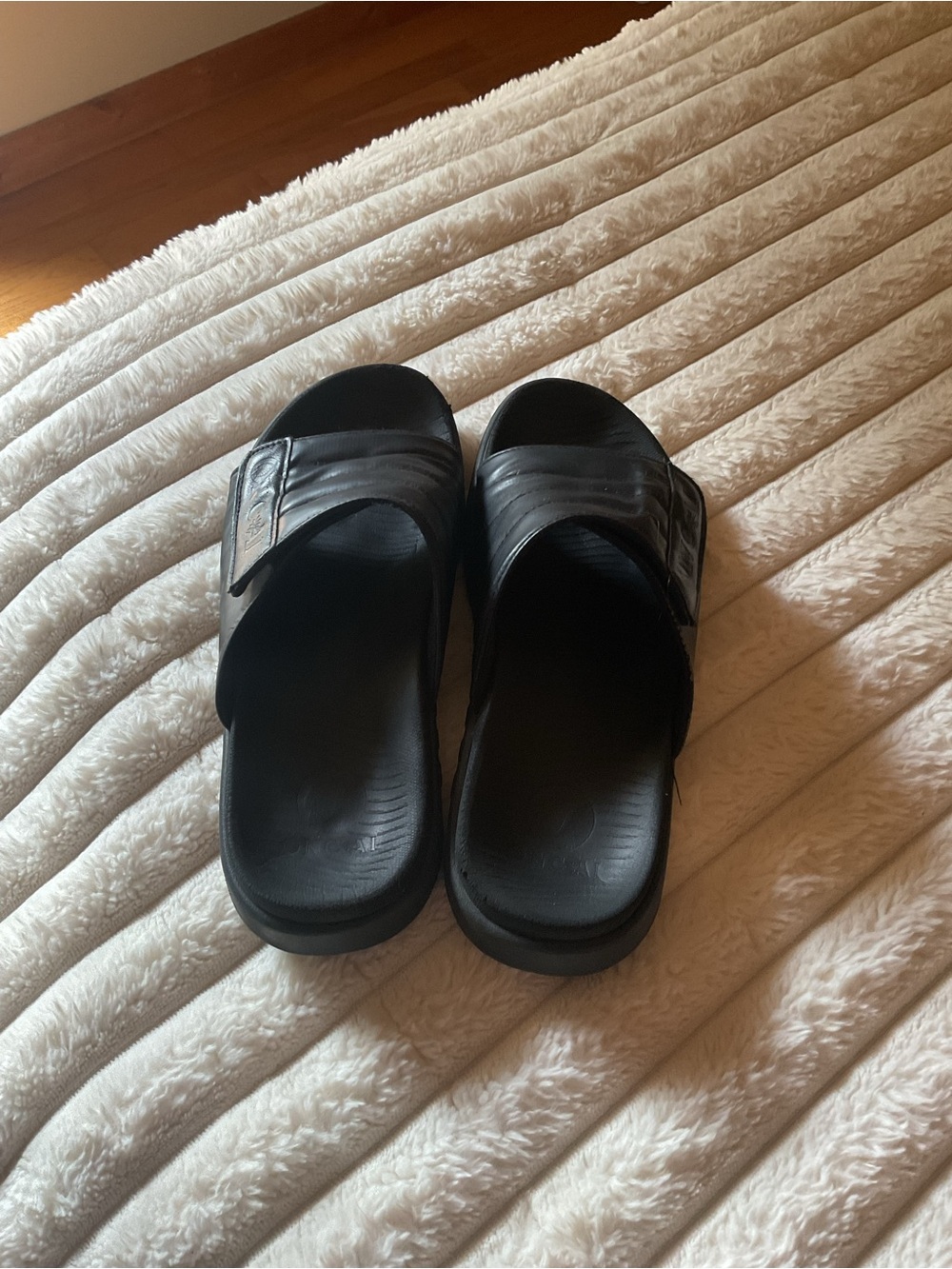 ONCAI Black Slide Sandals - Classic Slip-On Slides
